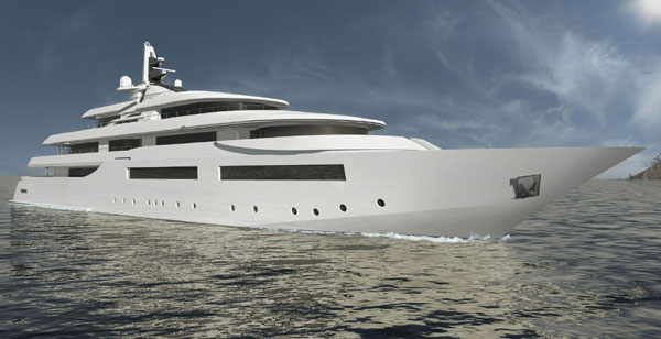 An 80-metre jewel, epitome of the CRN style get ready for the largest yacht ever constructed by the Ancona shipyard