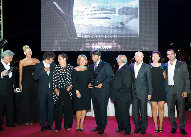 M/Y CRN Chopi Chopi wins at "World Yacht Trophy" 2014