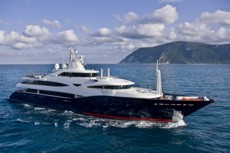 CRN dominates the 50th Genoa International Boat Show with "Blue Eyes"